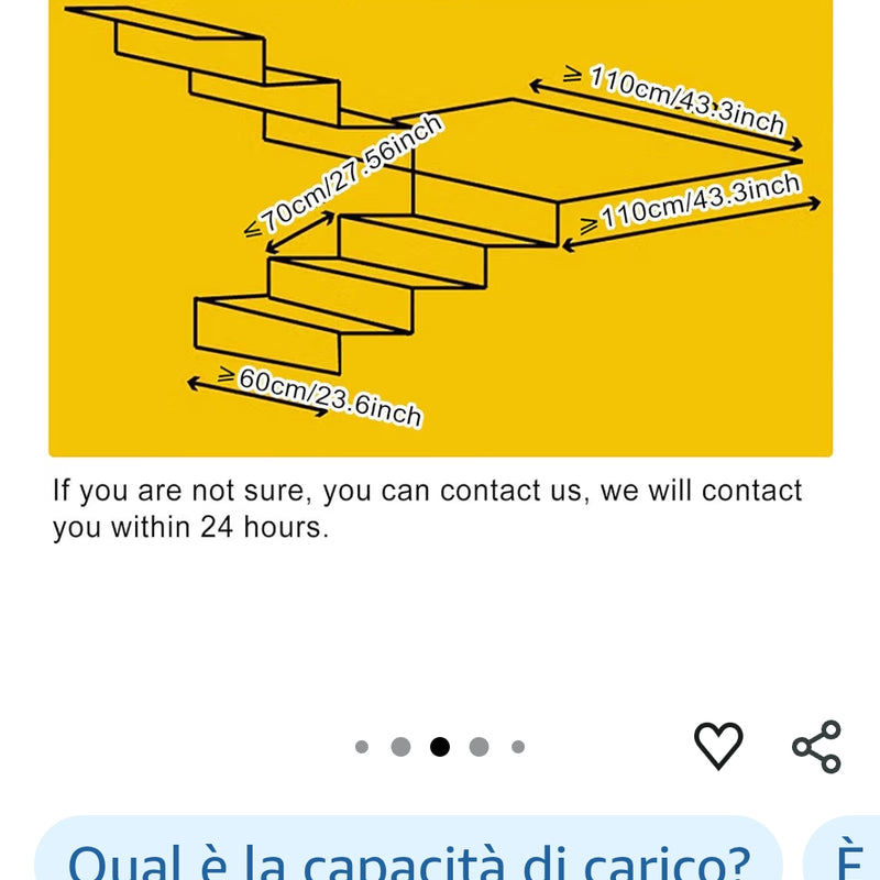 Montascale cingolato elettrico