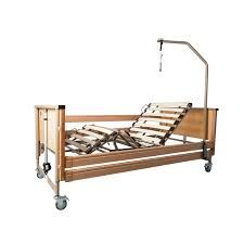 Letto ospedaliero elettrico, altezza variabile elettrica, completo di materasso antidecubito
