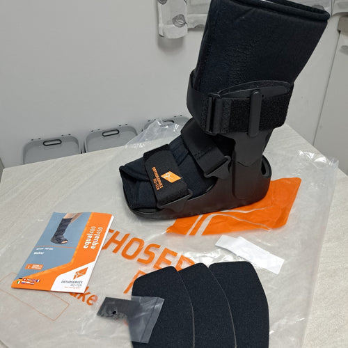 RO+Ten Equal 450 Low Rigid Boot Tutore Scarpe ortopediche per donna e uomo Cinghia di fissaggio per distorsione alla caviglia. Taglia S - 36/39