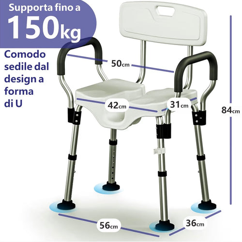 Sedia Doccia Disabili