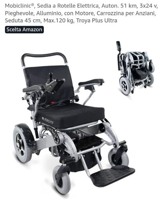 Mobiclinic Sedia a rotelle elettrica